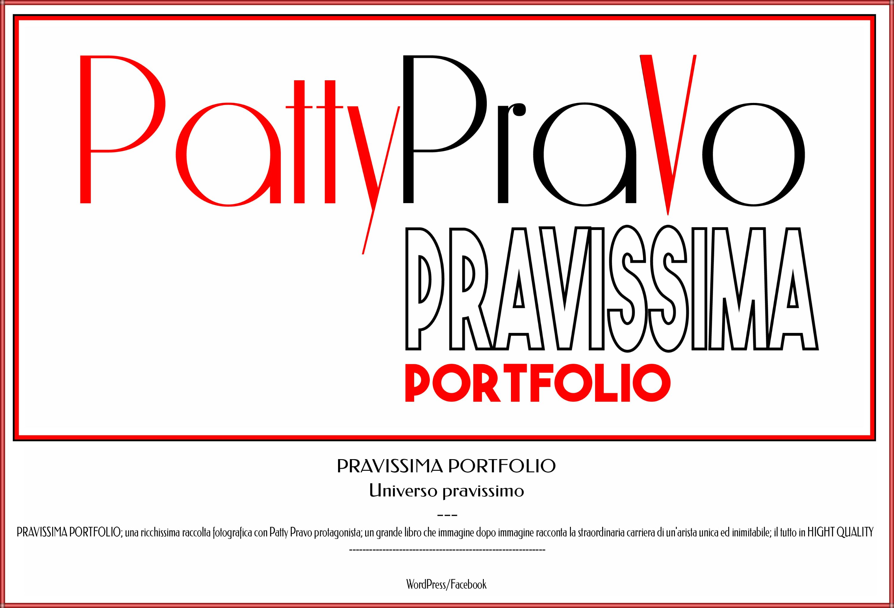 PRAVISSIMA PORTFOLIO – PATTY PRAVO UNIVERSO DI IMMAGINI – WORDPRESS 